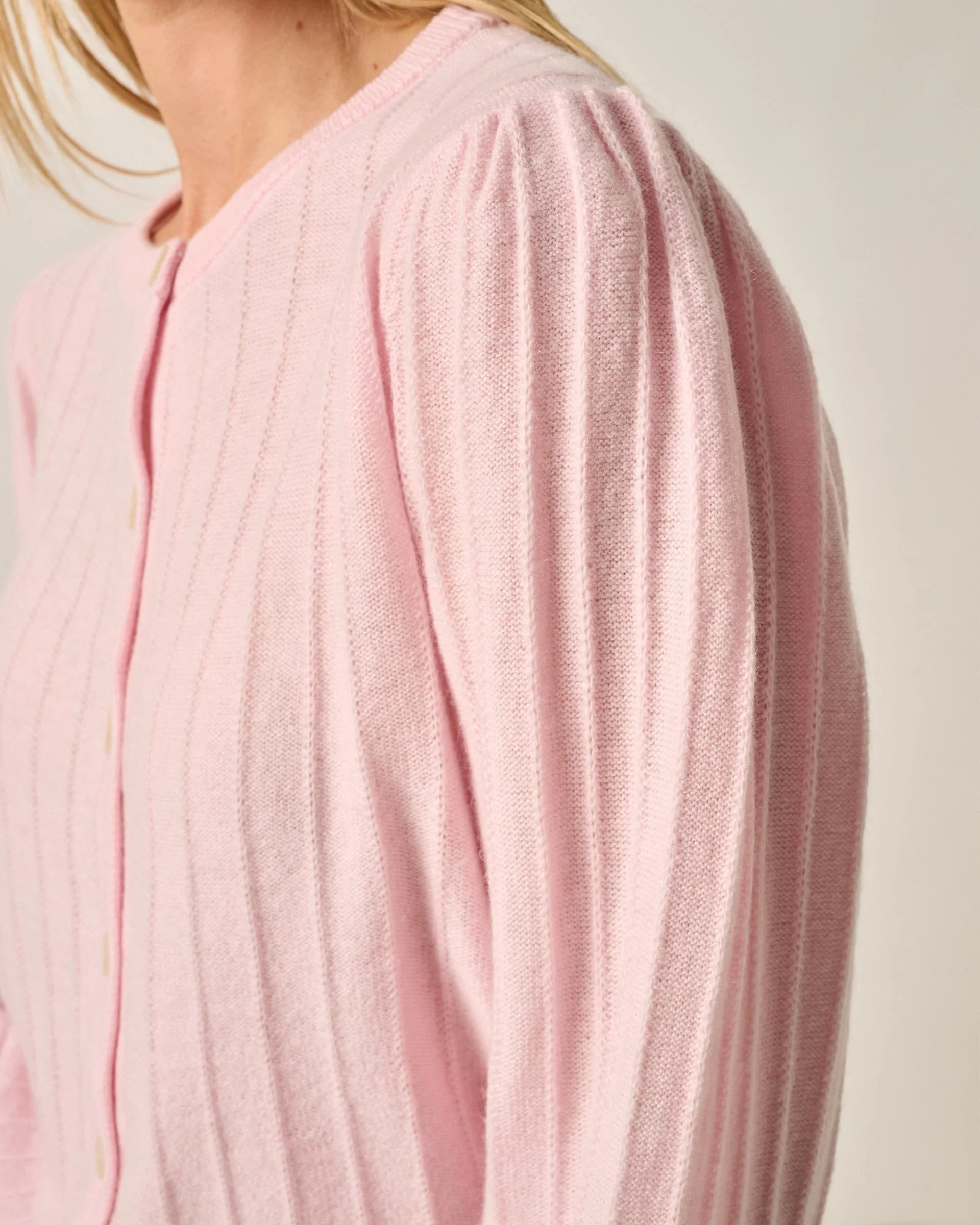 Alma Cashmere Blend Cardigan - Image 4