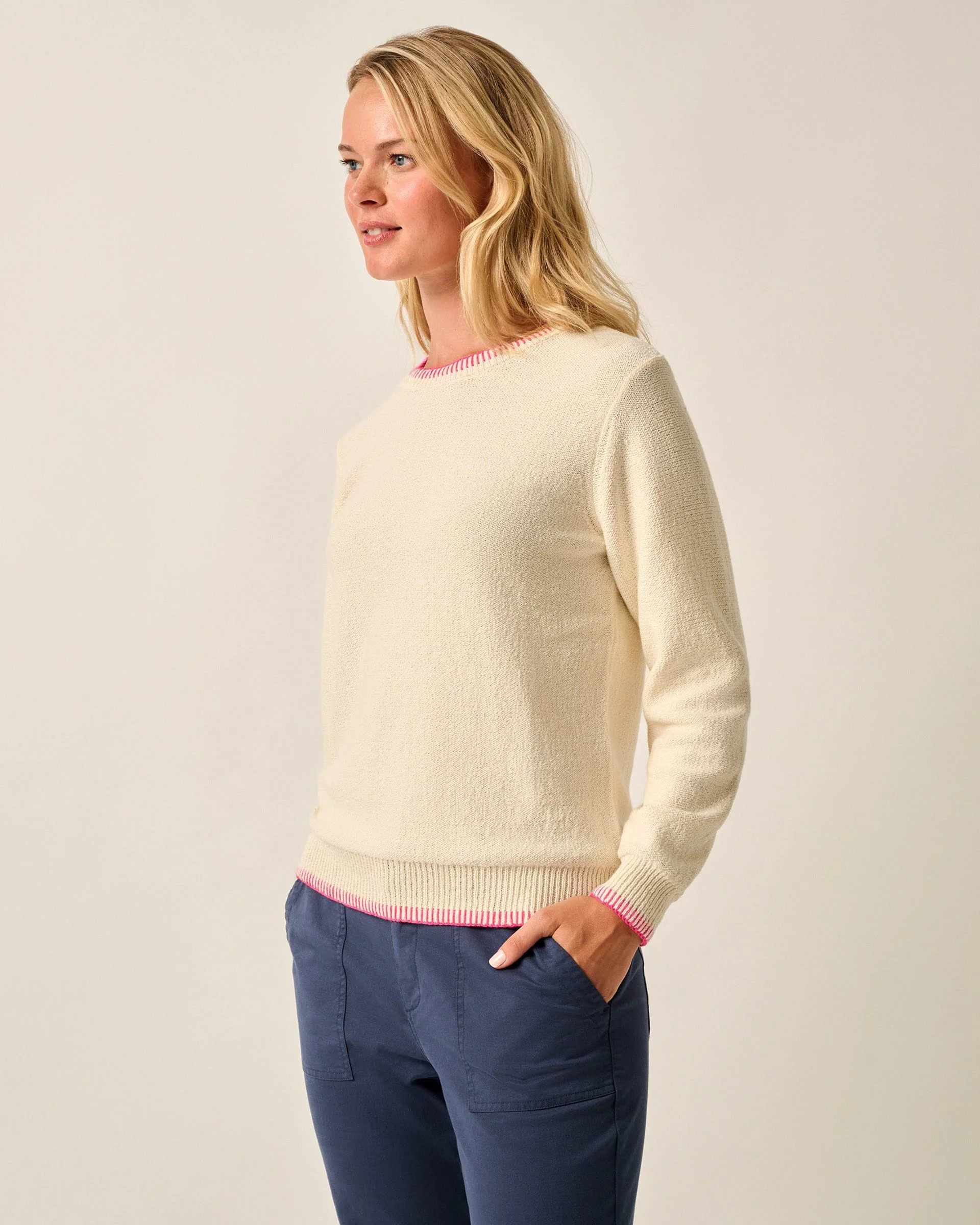 Blanche Cotton Blend Crewneck Sweater - Image 5