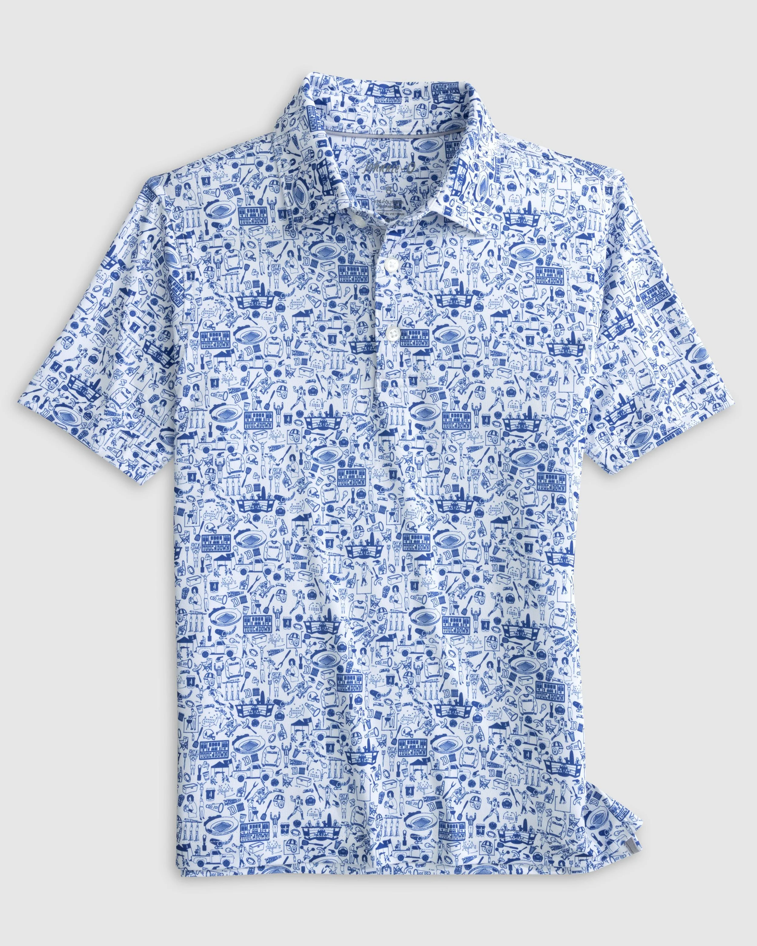 Performance Jersey Jr. Polo - Tailgater Print - Image 5