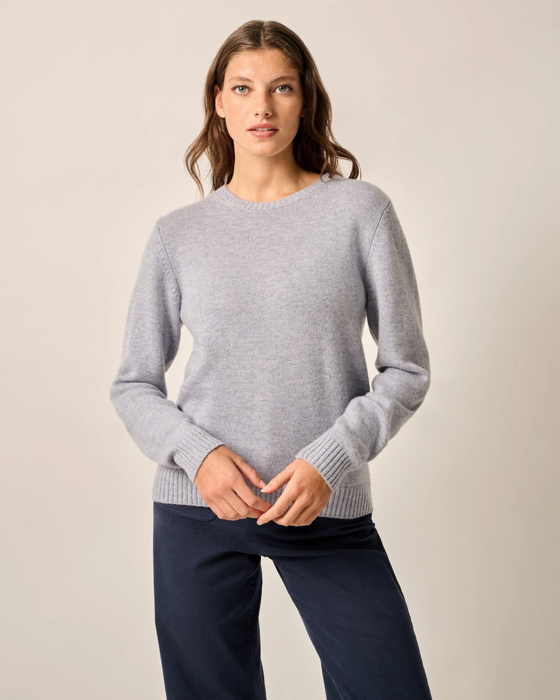 Cashmere Blend Crewneck Sweater - Image 5