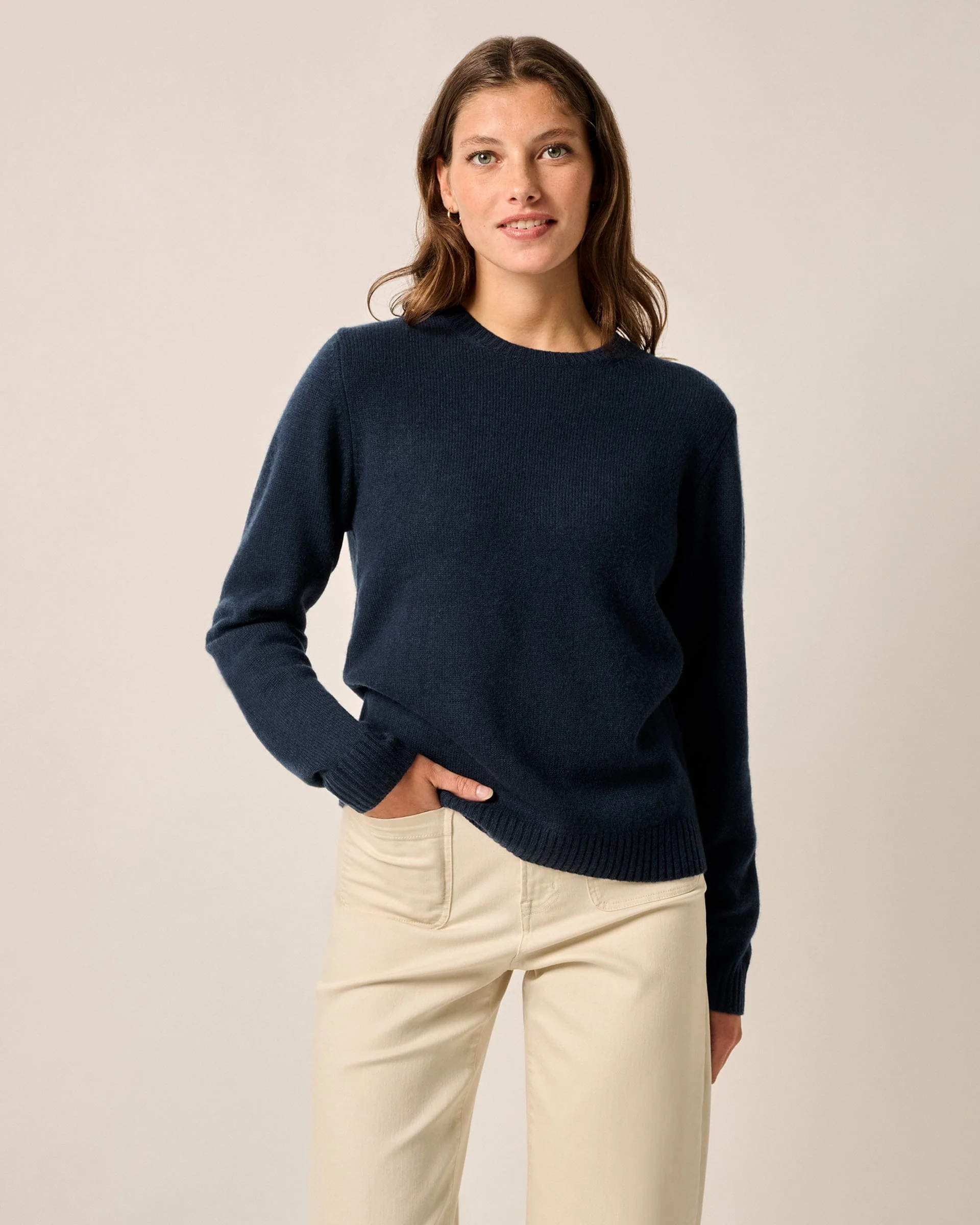 Cashmere Blend Crewneck Sweater - Image 9