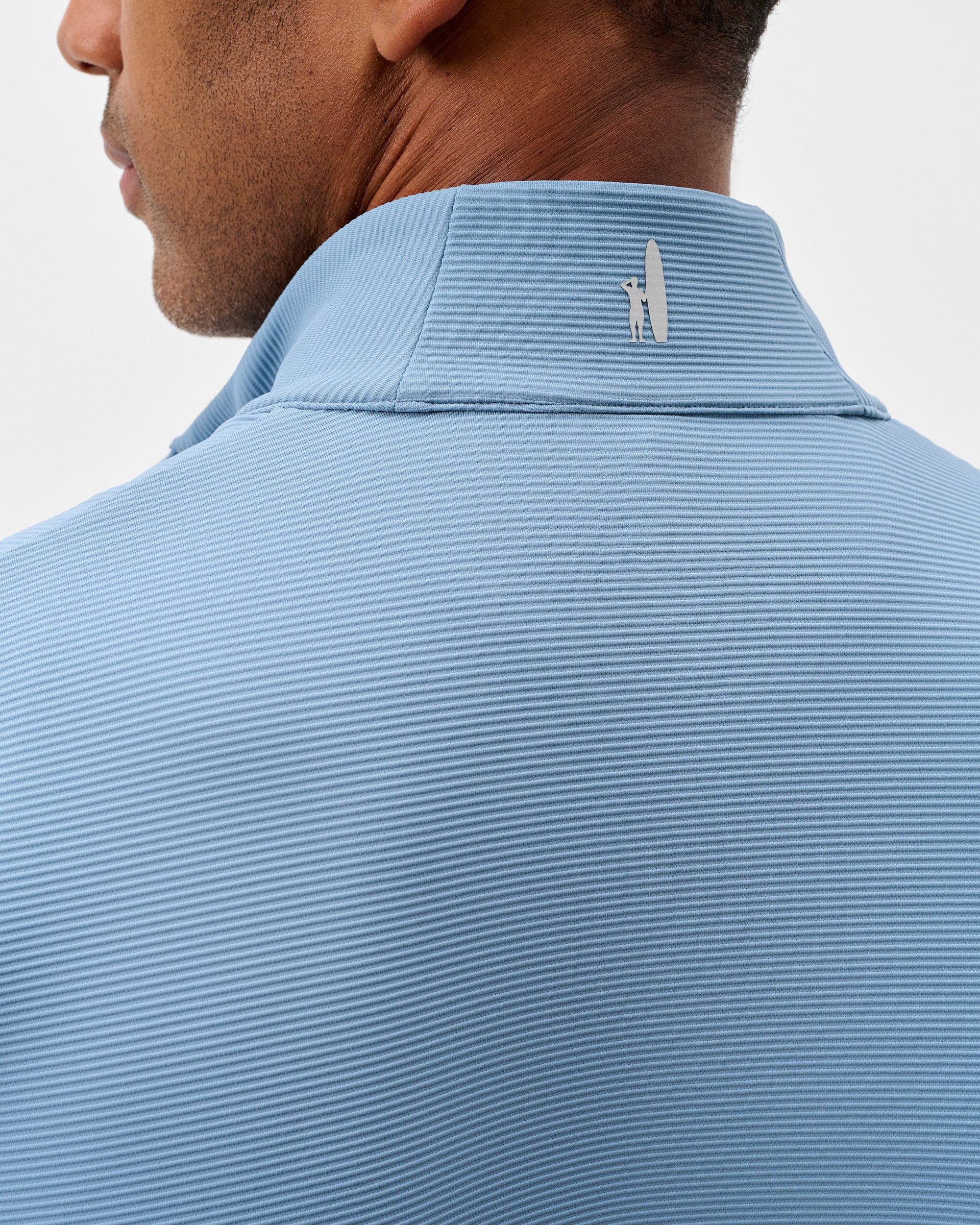 Hoppin Ribbed Knit Performance 1/4 Zip Pullover - Image 3