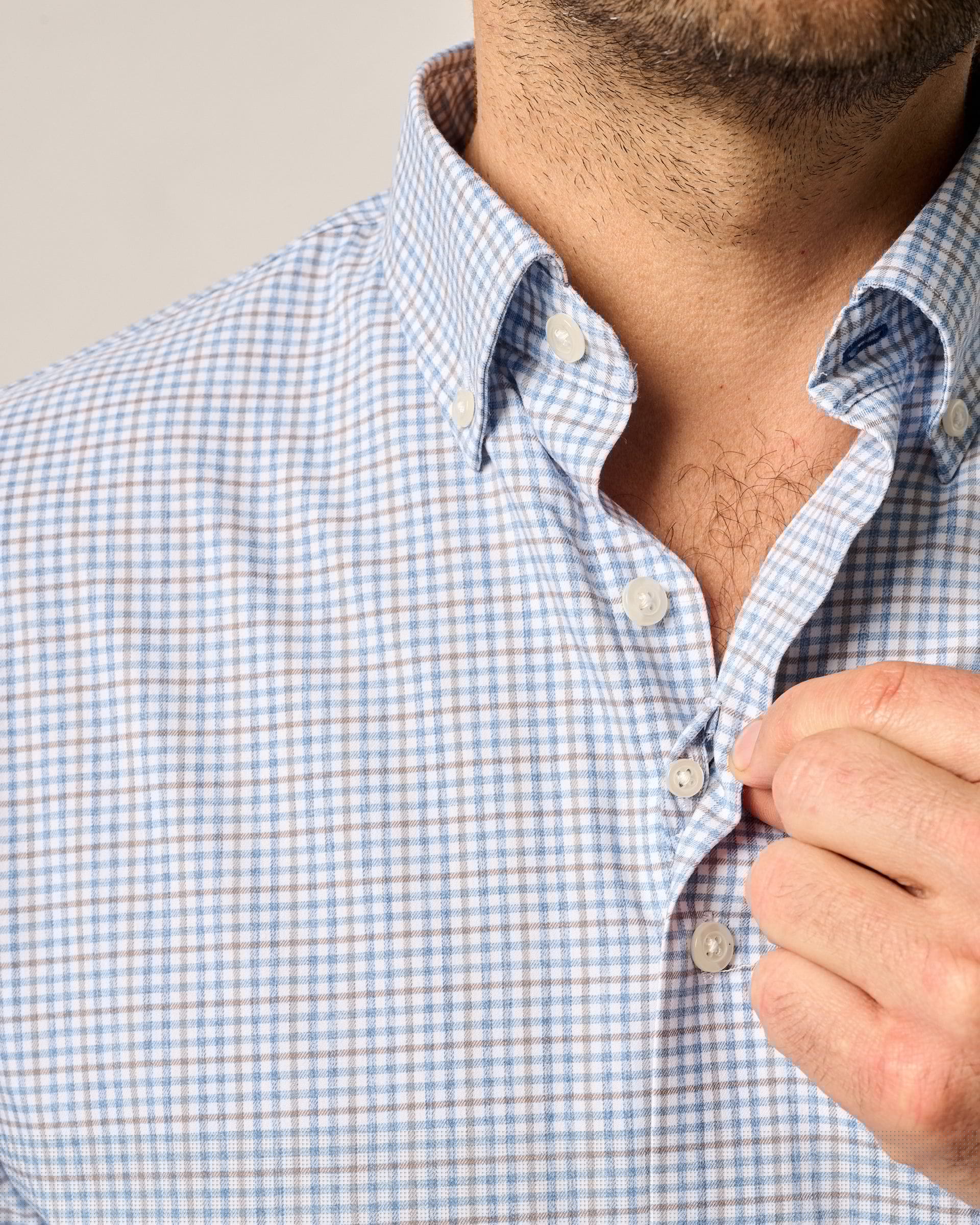 Everyday Performance Button Down Shirt - Koby Mini Pane - Image 13