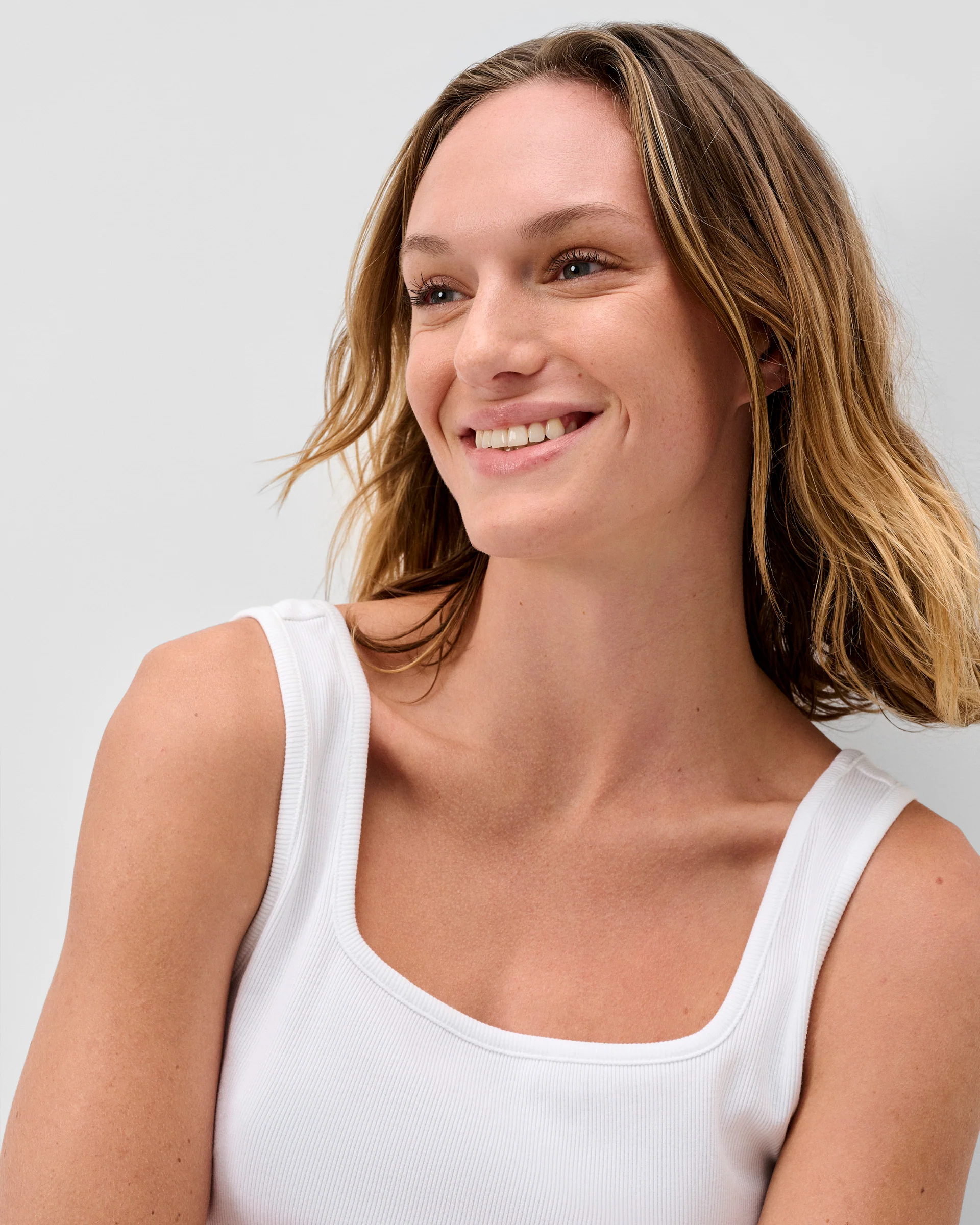 Monica Cotton Blend Tank Top - Image 4