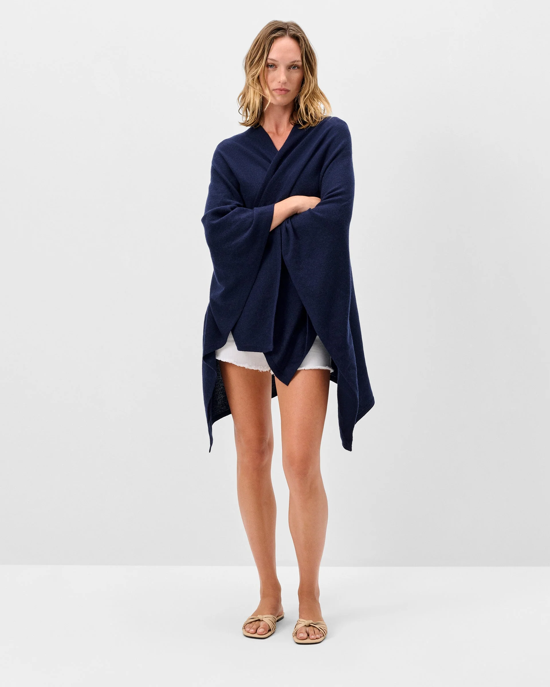 Louisa Cashmere Blend Wrap - Image 6