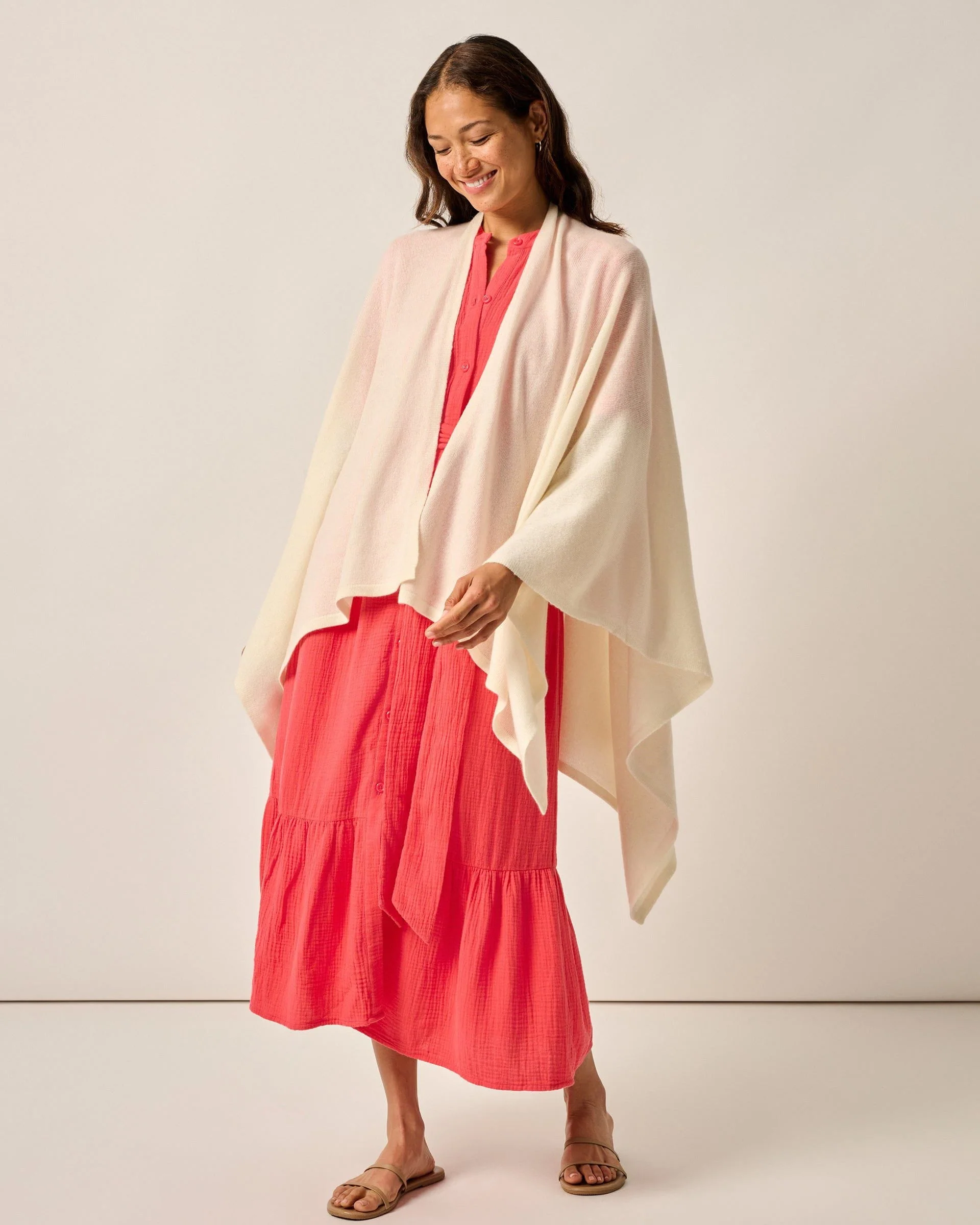 Louisa Cashmere Blend Wrap - Image 9