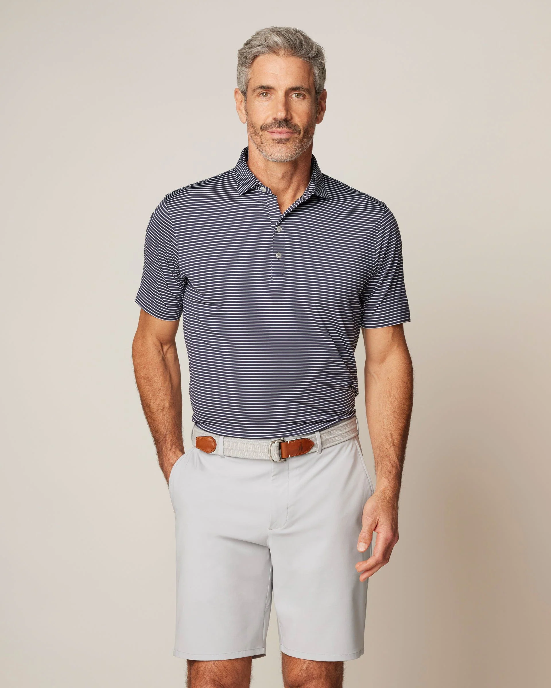 Performance Jersey Polo - Michael Stripe - Image 12