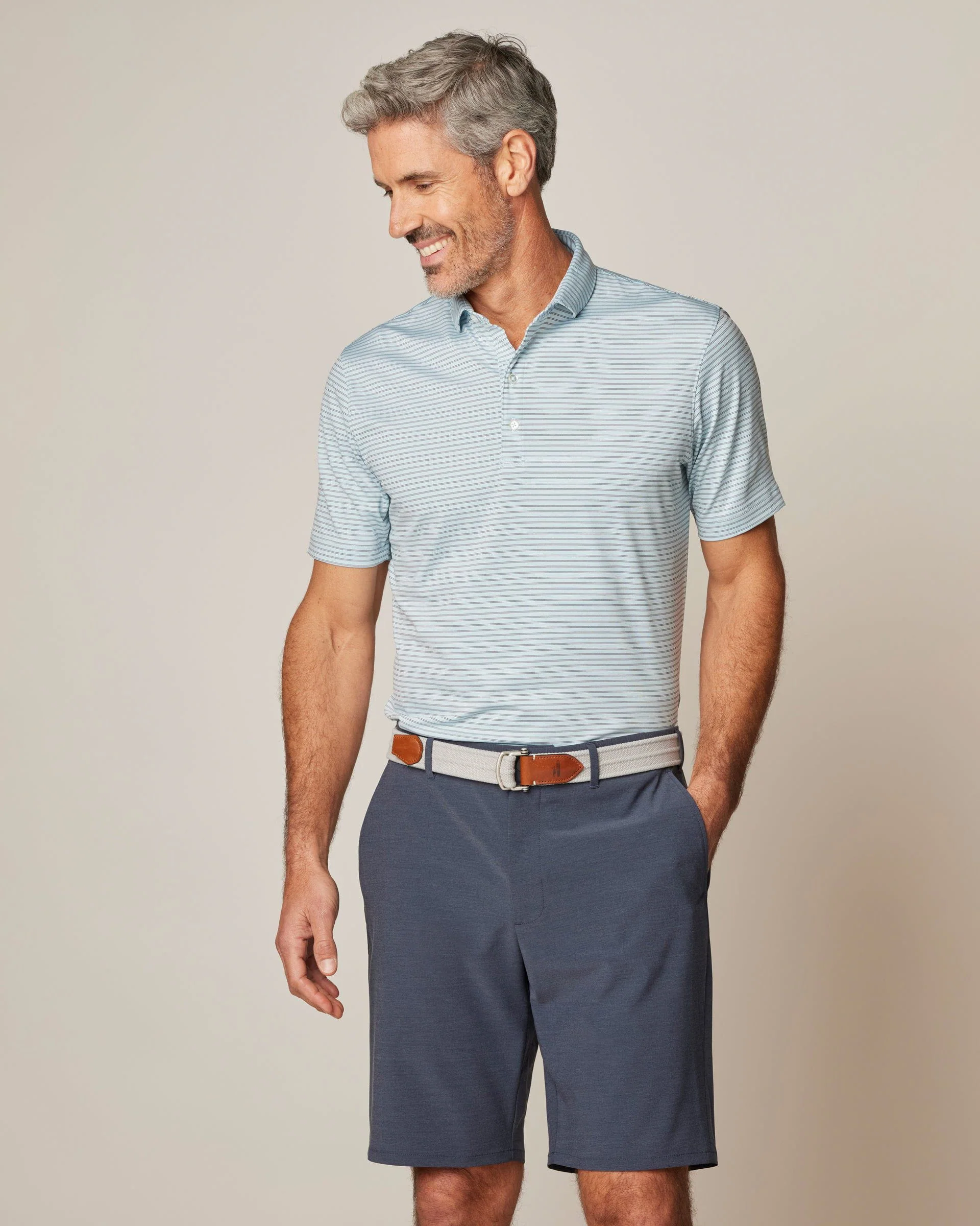 Performance Jersey Polo - Michael Stripe - Image 14