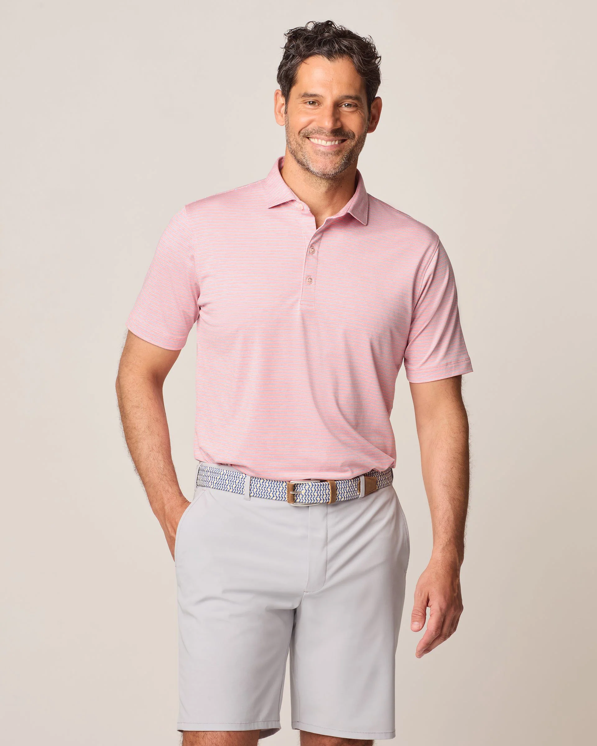 Performance Jersey Polo - Michael Stripe - Image 5