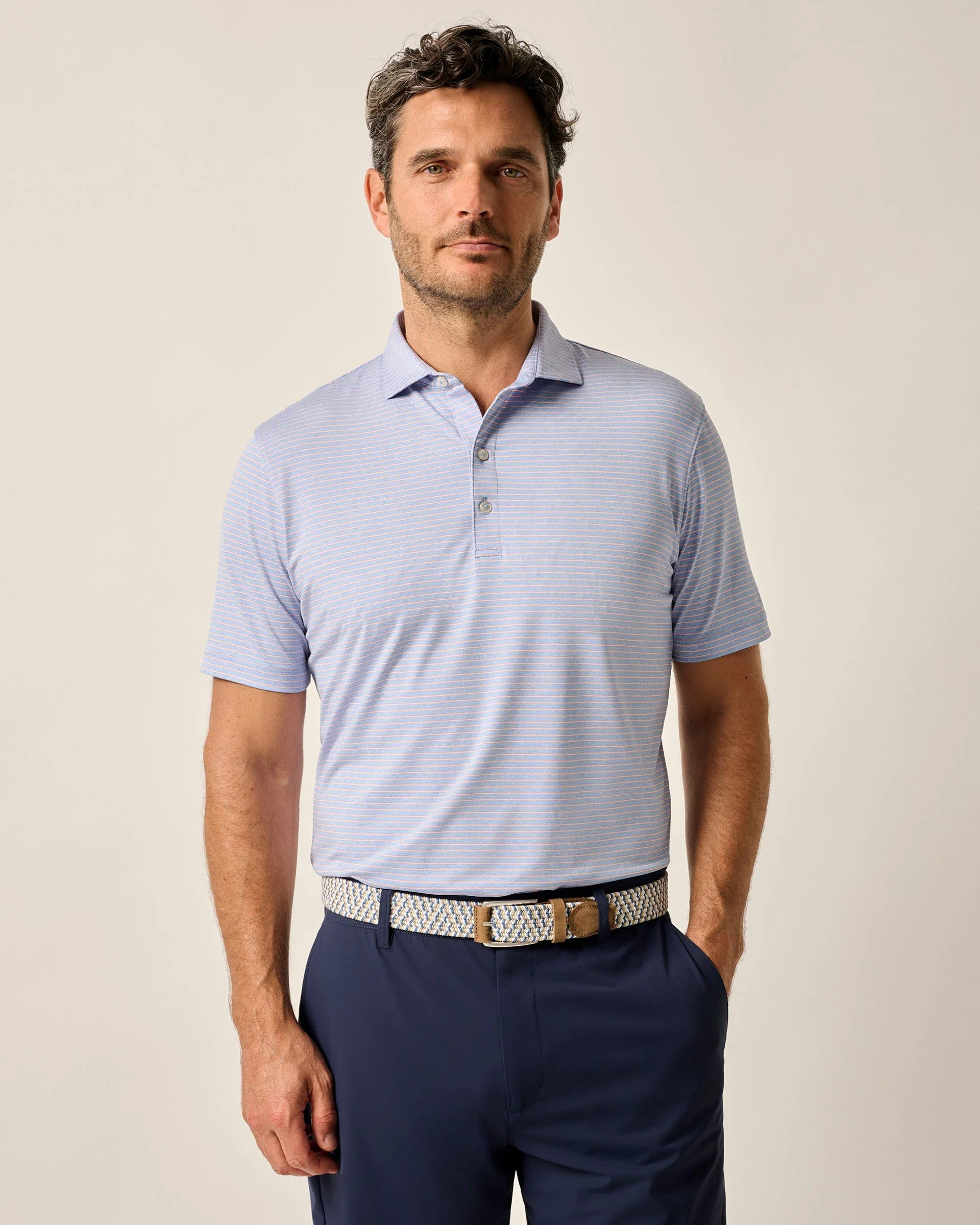 Performance Jersey Polo - Michael Stripe - Image 6