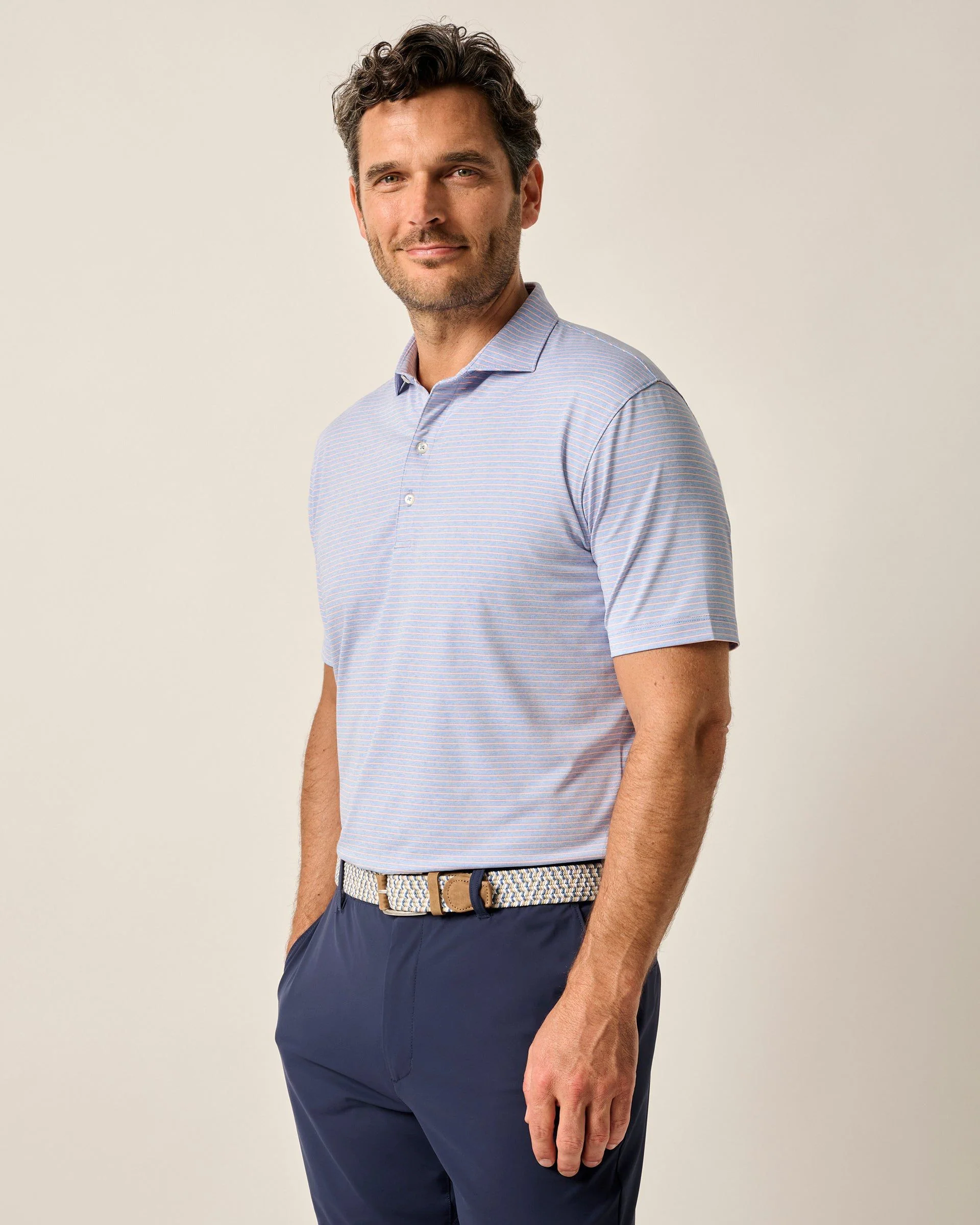Performance Jersey Polo - Michael Stripe - Image 74