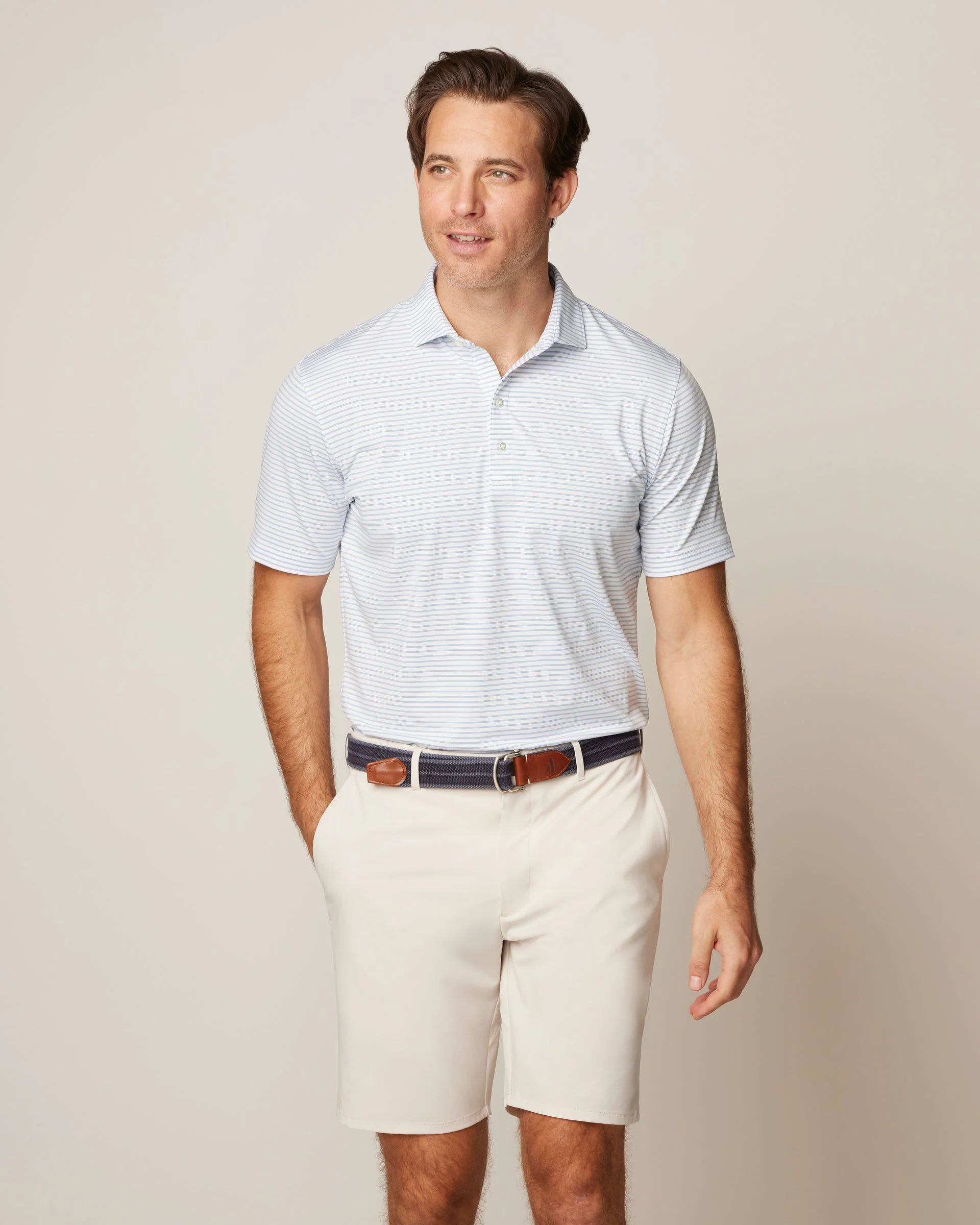 Performance Jersey Polo - Michael Stripe - Image 81