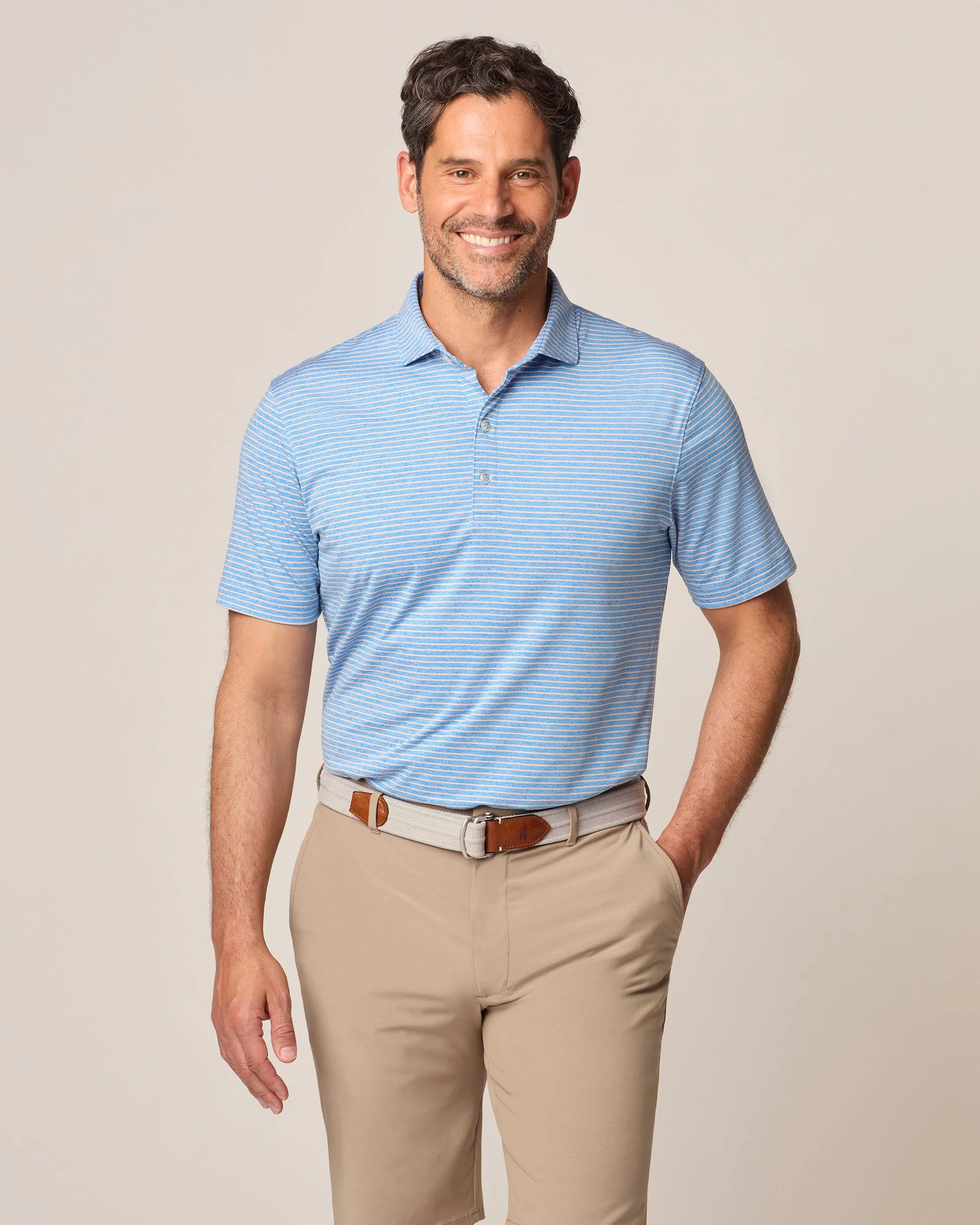Performance Jersey Polo - Michael Stripe - Image 9