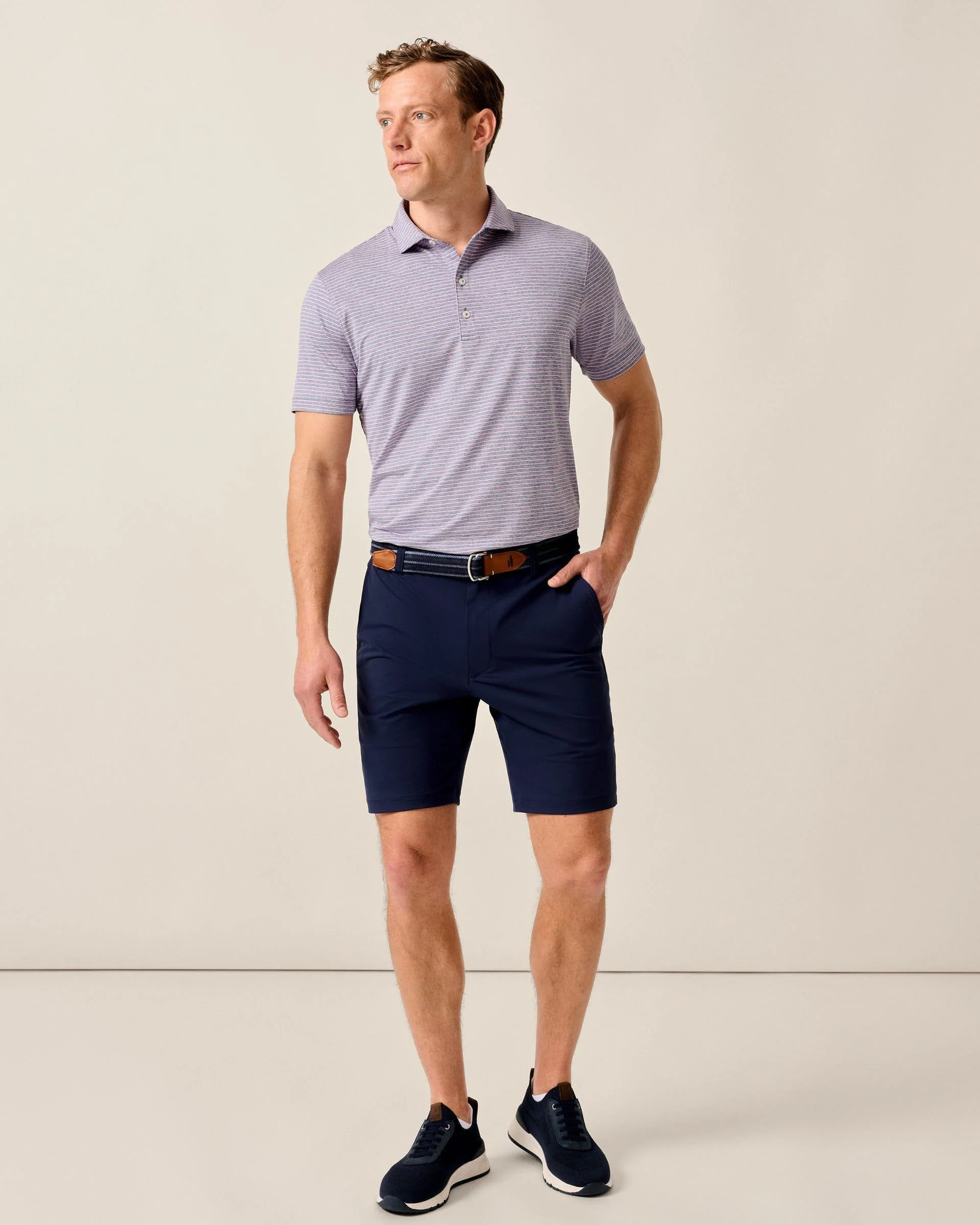 Performance Jersey Polo - Michael Stripe - Image 92